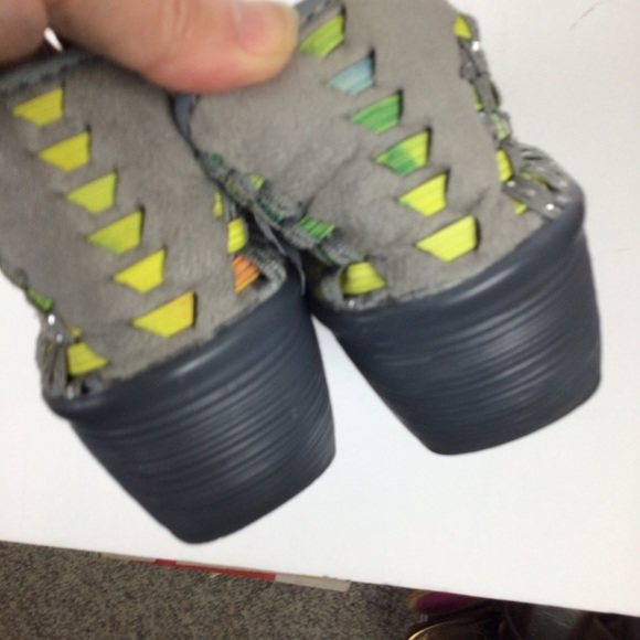 Bernie Mev pull-on multicolored wedges-Hallie -41 - Picture 6 of 8